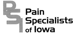 PSI PAIN SPECIALISTS OF IOWA logo