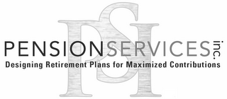 PSI PENSION SERVICES INC. DESIGNING RETIREMENT PLANS FOR MAXIMIZED CONTRIBUTION logo