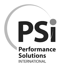 PSI PERFORMANCE SOLUTIONS INTERNATIONAL logo