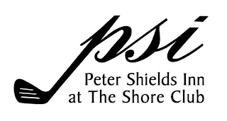 PSI PETER SHIELDS INN AT THE SHORE CLUB logo