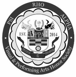 PSI RHO ALPHA EST. PS PA HONOR SOCIETY 2014 CREATIVITY IS INTELLIGENCE VISUAL AND PERFORMING ARTS HONOR SOCIETY logo
