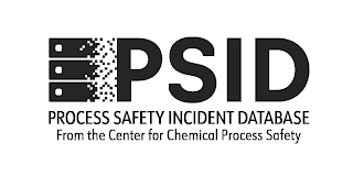 PSID PROCESS SAFETY INCIDENT DATABASE FROM THE CENTRE FOR CHEMICAL PROCESS SAFETY logo