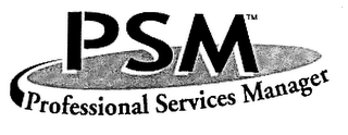 PSM PROFESSIONAL SERVICES MANAGER logo