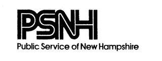 PSNH PUBLIC SERVICE OF NEW HAMPSHIRE logo