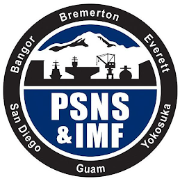 PSNS & IMF BANGOR BREMERTON EVERETT YOKOSUKA GUAM SAN DIEGO logo