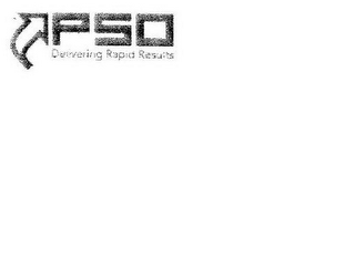 PSO DELIVERING RAPID RESULTS logo