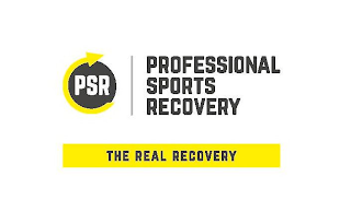 PSR PROFESSIONAL SPORTS RECOVERY THE REAL RECOVERY logo