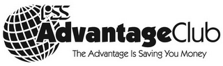 PSS ADVANTAGE CLUB THE ADVANTAGE IS SAVING YOU MONEY logo