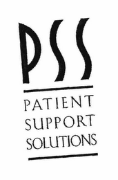 PSS PATIENT SUPPORT SOLUTIONS logo