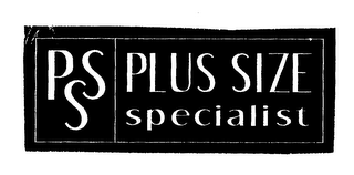 PSS PLUS SIZE SPECIALIST logo