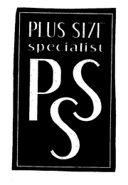 PSS PLUS SIZE SPECIALIST logo