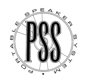 PSS PORTABLE SPEAKER SYSTEM logo