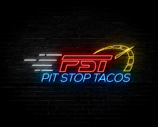 PST PIT STOP TACOS logo