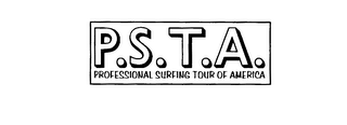P.S.T.A. PROFESSIONAL SURFING TOUR OF AMERICA logo