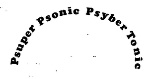 PSUPER PSONIC PSYBER TONIC logo