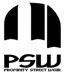 PSW PROFANITY STREET WEAR logo