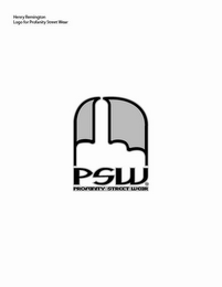 PSW PROFANITY STREET WEAR logo