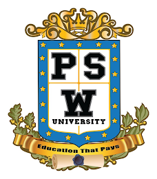 PSW UNIVERSITY EDUCATION THAT PAYS logo