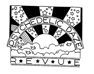 PSYCHEDELIC DAZE R-E-V-U-E logo