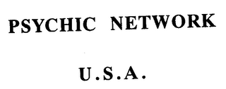 PSYCHIC NETWORK U.S.A. logo