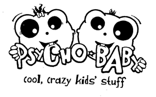 PSYCHO BABY COOL, CRAZY KIDS' STUFF logo
