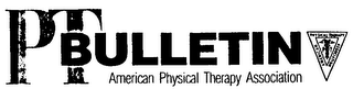 PT BULLETIN AMERICAN PHYSICAL THERAPY ASSOCIATION logo
