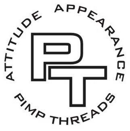 PT PIMP THREADS APPEARANCE ATTITUDE logo