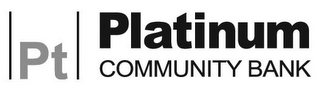 PT PLATINUM COMMUNITY BANK logo