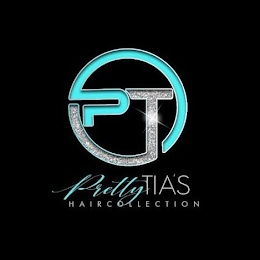 PT PRETTY TIA'S HAIR COLLECTION logo