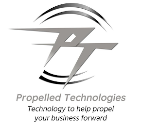 PT PROPELLED TECHNOLOGIES TECHNOLOGY TO HELP PROPEL YOUR BUSINESS FORWARD logo