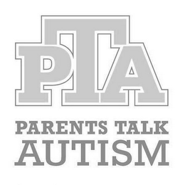 PTA PARENTS TALK AUTISM logo