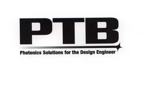 PTB PHOTONICS SOLUTIONS FOR THE DESIGN ENGINEER logo
