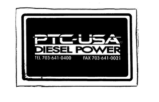 PTC USA DIESEL POWER logo