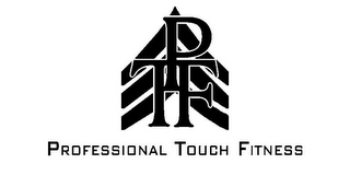 PTF PROFESSIONAL TOUCH FITNESS logo