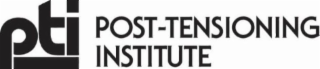 PTI POST-TENSIONING INSTITUTE logo