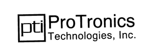 PTI PROTRONICS TECHNOLOGIES INC, INC. logo