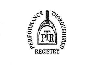 PTR PERFORMANCE THOROUGHBRED REGISTRY logo