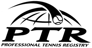 PTR PROFESSIONAL TENNIS REGISTRY logo