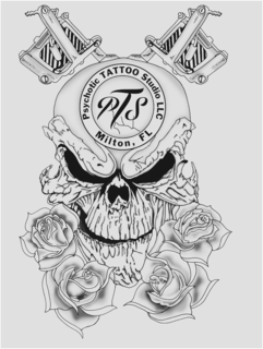 PTS PSYCHOTIC TATTOO STUDIO LLC MILTON,FL logo