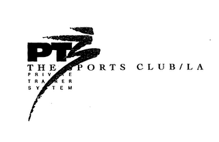 PTS THE SPORTS CLUB/LA PRIVATE TRAINER SYSTEM logo