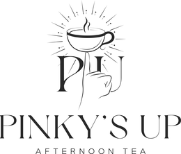 PU PINKY'S UP AFTERNOON TEA logo