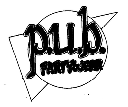 P.U.B. PARTYWEAR logo