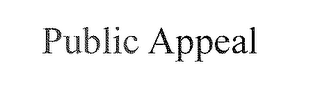 PUBLIC APPEAL logo
