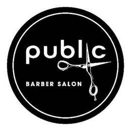 PUBLIC BARBER SALON logo