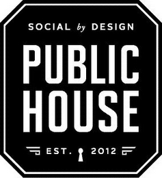 PUBLIC HOUSE SOCIAL BY DESIGN EST. 2012 logo
