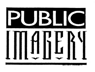 PUBLIC IMAGERY logo