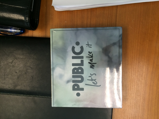 PUBLIC LET'S MAKE IT logo