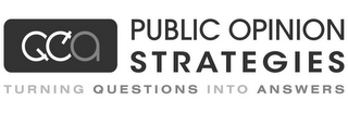 PUBLIC OPINION STRATEGIES TURNING QUESTIONS INTO ANSWERS logo