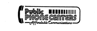 PUBLIC PHONE CENTERS AFFORDABLE COMMUNICATIONS logo