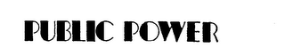 PUBLIC POWER logo